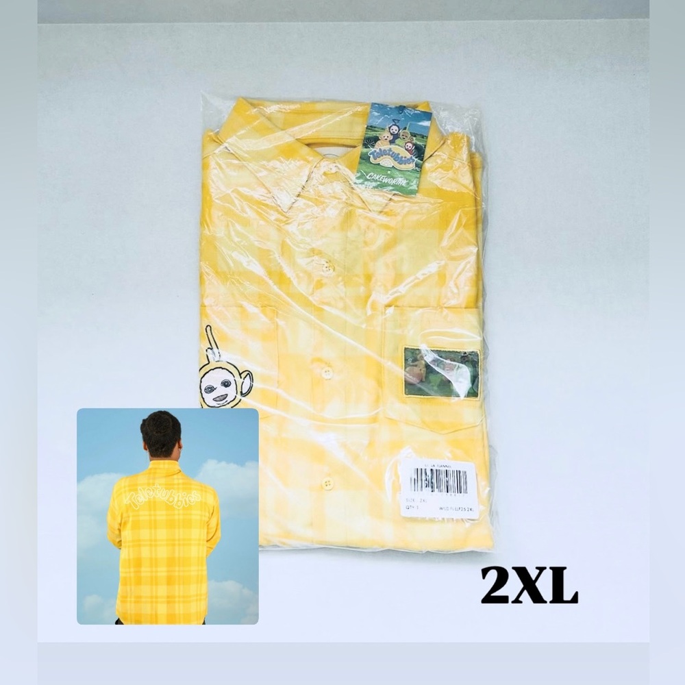 Cakeworthy Teletubbies Laa-Laa Flannel Unisex Size 2XL